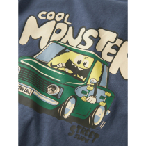 NAME IT Bluse Velix Vintage Indigo Monster